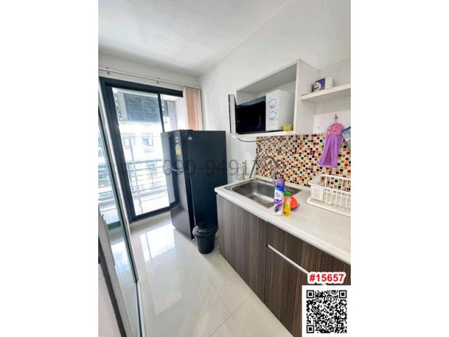 ขาย A Pool Condo Bangna ตึก B ชั้น 6 ห้องมุม ใกล้ BTS บางนา