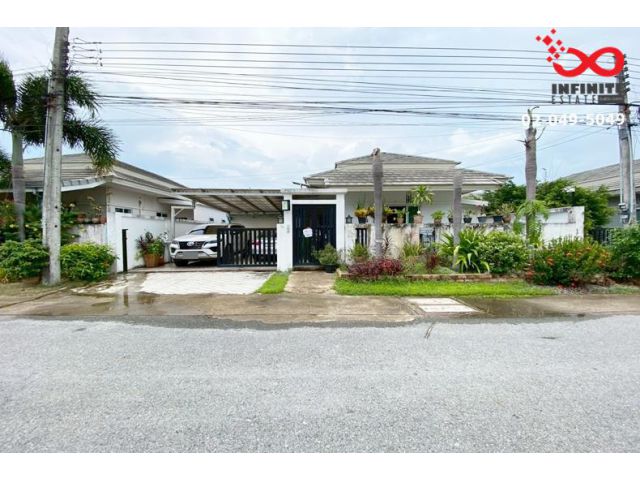 ขายบ้านชั้นเดียว 84 ตรว. ม.บ้านสวนมีสุข บางเสร่ สัตหีบ ชลบุรี