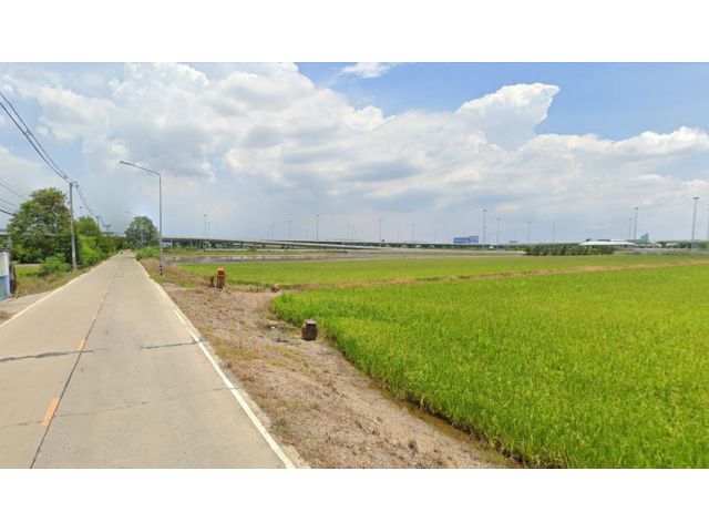 ขายที่ดิน 8 ไร่ ติดถนนอิสรภาพ ใกล้ถนนราชพฤกษ์ ต.บางเดื่อ อ.เมือง จ.ปทุมธานี