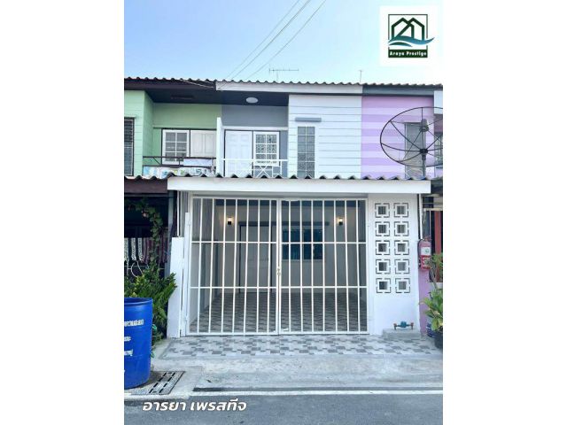 ศิวะนคร เทศบาลบางปู44 ติดถนนแพรกษา ตกแต่งพร้อมเข้าอยู่