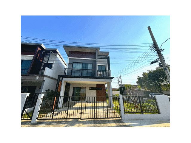 ขายบ้านแฝด หมู่บ้าน The Plant ปิ่นเกล้า-สาย 5 หลังมุม บ้านหันหน้าทางทิศเหนือ บ้านใหม่มาก