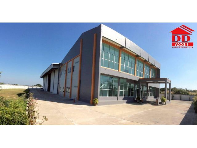 ขายโรงงานสร้างใหม่สำเร็จรูปพร้อมออฟฟิศ ถนนบางนา บางนาตราด กม.23 ห่างจากสนามบินสุวรรณภูมิ 8 กม.