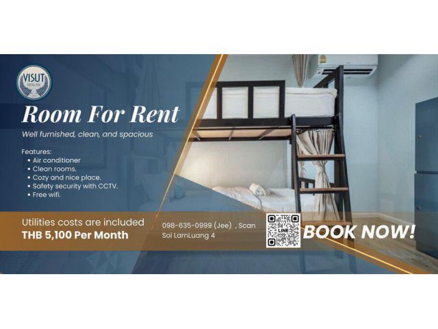 ที่พักระยะสั้นใจกลางเมือง ไม่ต้องเซ็นสัญญา! จ่ายรายเดือน สบายกระเป๋า อยู่สบาย เดินทางสะดวก