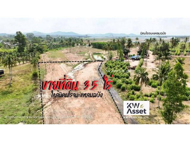 ขายที่ดิน 3.5 ไร่ ใกล้นิคมโรจนะแหลมฉบังบางละมุง ชลบุรี