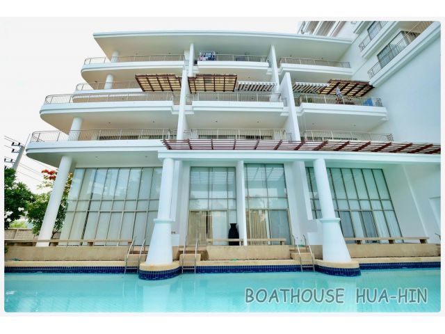 ขายโบ๊ทเฮ้าส์ หัวหิน เนื้อที่ 83.54 ตารางเมตร อาคาร A (ห้อง Duplex) วิลล่า 2 ชั้น ตำบลชะอำ อำเภอชะอำ จังหวัดเพชรบุรี