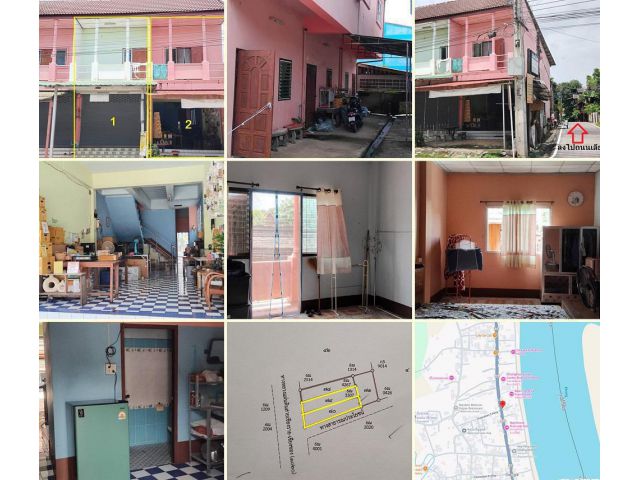 ขาย ตึกแถวพร้อมที่ดิน 2 ห้อง (ราคา/ห้อง)