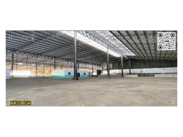 โกดังให้เช่า ราคาถูก 50 บาท/ตร.ม. นครปฐม แบ่งเช่าได้ 500-4,000 ตร.ม. ถนนกว้าง เดินทางง่าย เทรลเลอร์เข้า-ออกสะดวก