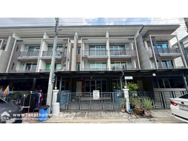 ขายทาวน์โฮม 3 ชั้น หมู่บ้านทาวน์ อเวนิว ไทม์ ท่าข้าม16 ถนนพระราม2 ซอยท่าข้าม16 พื้นที่ 20 ตรว. ราคาถูก ใกล้เซ็นทรัล