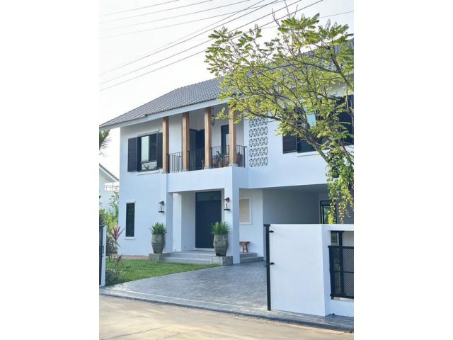 ขายบ้านสร้างเสร็จใหม่ แม่โจ้ อ.สันทราย เชียงใหม่