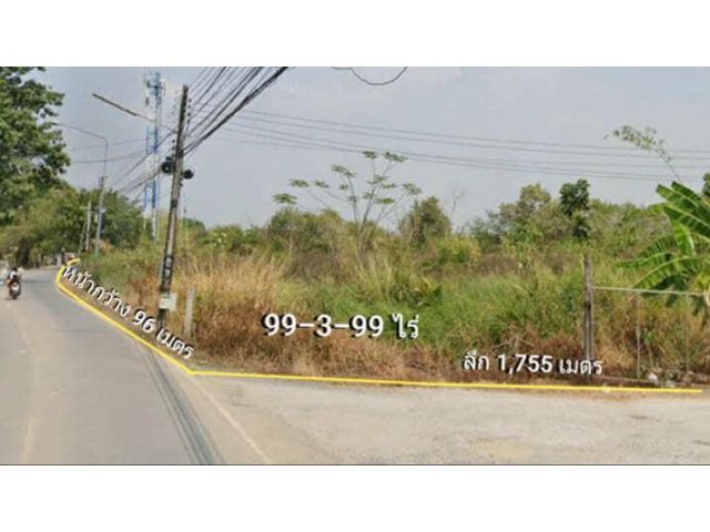 ขายที่ดินเปล่า 99-3-99 ไร่ คลอง10 ติดถนนเลียบคลองรังสิต-นครนายก ต.บึงสนั่น อ.ธัญบุรี จ.ปทุมธานี