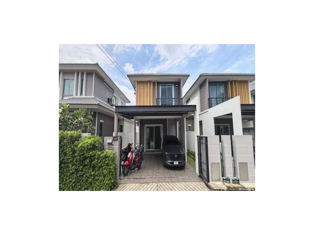 ขายบ้านแฝด 2 ชั้น Life in The Garden โรงโป๊ะ มอเตอร์เวย์ ทำเลศักย