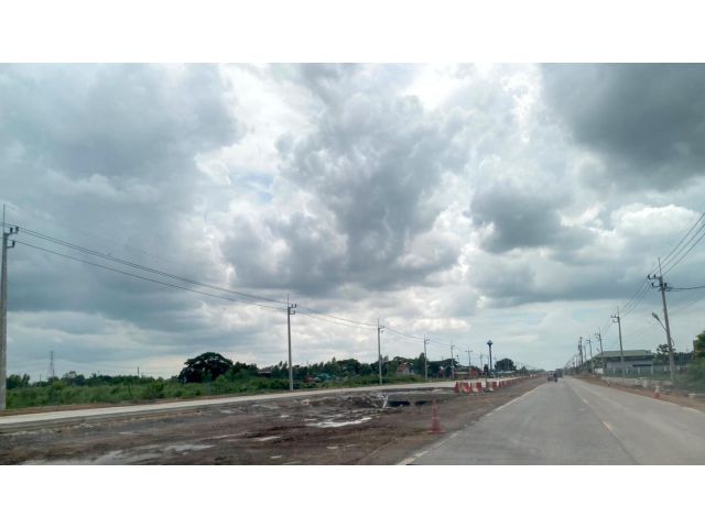 ขายที่ดิน 12 ไร่ ติดถนนเลียบคลองสี่ขวา โรจนะ สายเอเชีย 098 7755 808