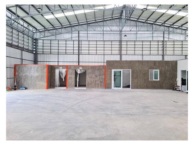 ให้เช่าโกดังเก็บสินค้าพระยาสุเรนทร์พร้อมสำนักงาน รวม1,600ตร.มที่จอดรถ300ตรม ห้องน้ำ รถใหญ่สามารถเข้าได้