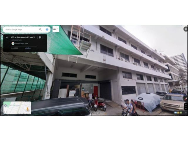 ขายตึกสำนักงานใหญ่ 3 ชั้น มีดาดฟ้าพร้อมห้องคนงาน ประชาสงเคราะห์2 เข้าทางรัชดาซอย3 ได้