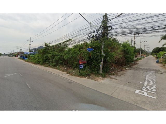 ที่ดินพร้อมบ้าน 1-1-23.6 ไร่ บ้านฉาง ระยอง ทำเลดี ติดถนนใหญ่