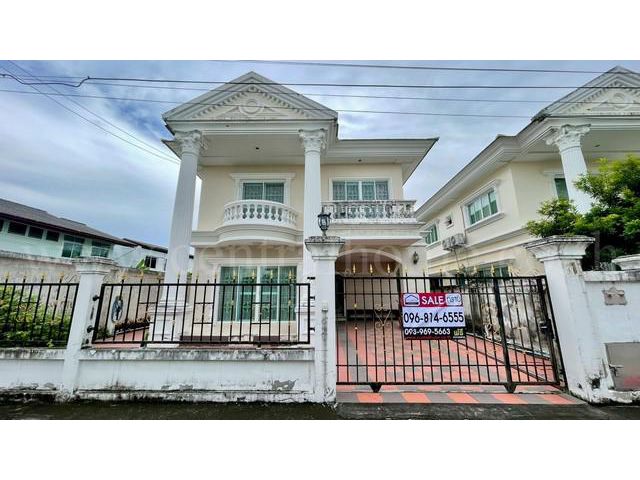 บ้านเดี่ยว นิรันดร์ วิลล์ 8 หนองบอน หลังริม ใกล้ MRT สถานีศรีอุดม