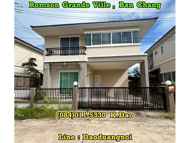 #Romson Grand Ville, Ban Chang *** House for Rent ***