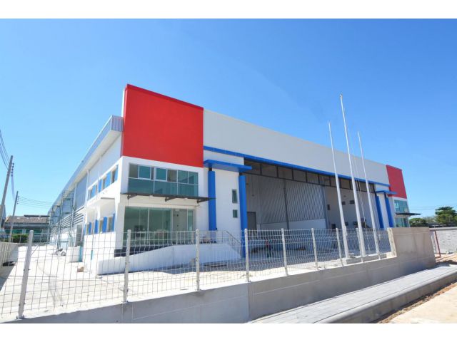 ให้เช่าโรงงานในนิคมบางปู แพรกษา จงศิริ คลองอาเสี่ย พื้นที่ขนาด 1,200 ตารางเมตร