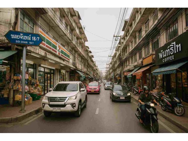 พื้นที่ให้เช่าทำเลย่านธุรกิจ ตั้งอยู่ติดถนนจันทน์ 18/7 (ซอยเซนหลุยส์) เขตสาทร กรุงเทพฯ