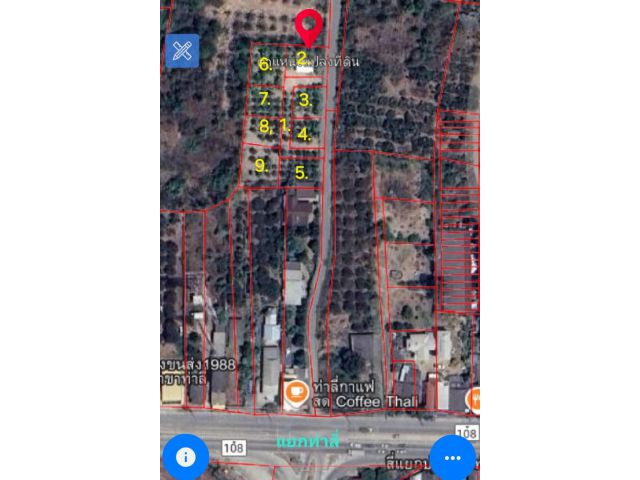 ๑๑๑ ที่ดินถูก 1 ไร่ 3 งาน 57 ตรว. แยกท่าลี่ อ.จอมทอง จ.เชียงใหม่ แบ่งแยกเรียบร้อย 9 แปลง