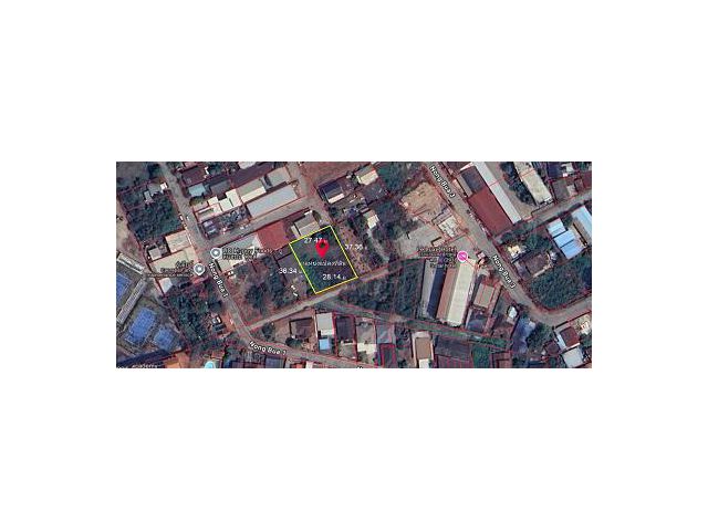 ขายที่ดินเปล่า ถนนนิตโย ซอยหนองบัว อุดรธานี ใกล้ยูดี 262 ตรว.