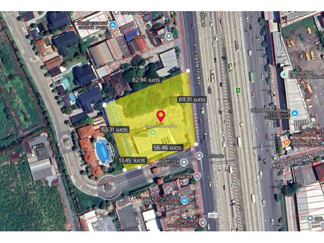 ขายที่ดินแปลงสวย ทำเลธุรกิจ ติดถนนกาญจนา บางแค