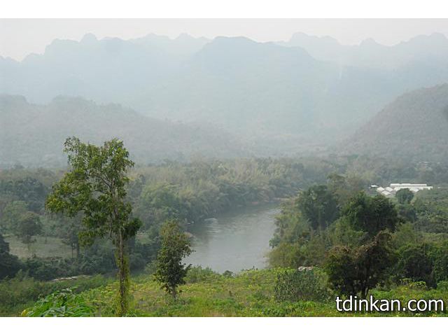 ขายที่ดินติดแม่น้ำ อยู่บนเนินวิวเขาสวยงาม