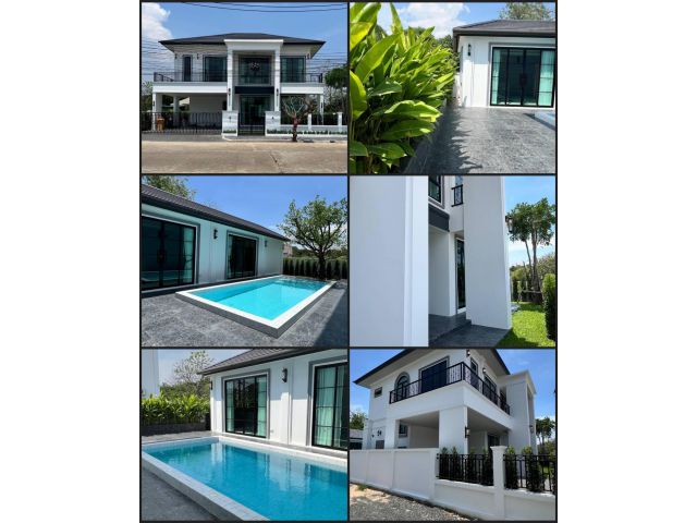ขายพูลวิลล่าสุดหรูสร้างใหม่  Le Villa Rung Arun *บ้านใหม่ ไม่เคยเข้าอยู่*