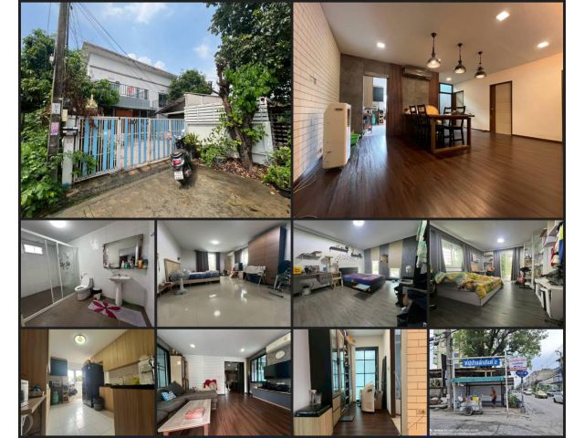ขายบ้าน 2 หลัง พร้อมที่ดิน แปลงมุม ม.สายันต์ 2 นนทบุรี