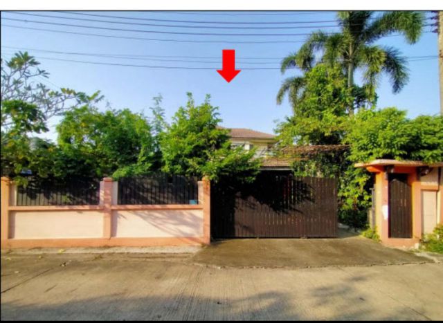 บ้านเดี่่ยวมือสองมณีรินทร์ 2 ชั้น รังสิต ปทุมธานี เนื้อที่ 0-0-93 ไร่