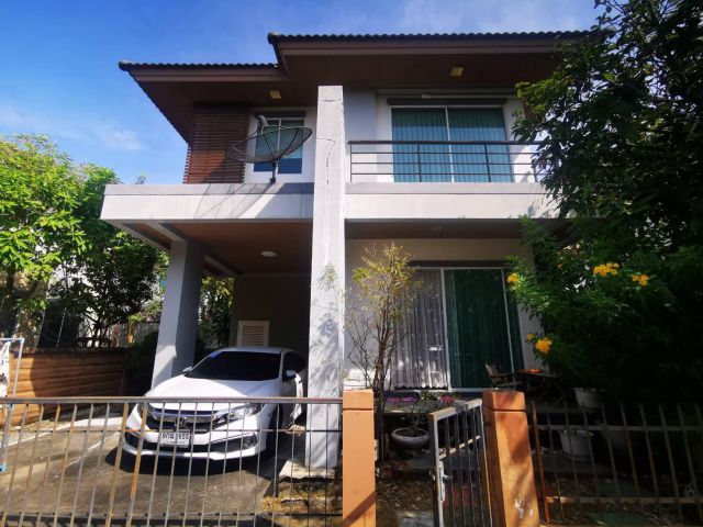 บ้านโครงการคุณภาพ ฮาบิเทีย️ บางใหญ่ นนทบุรี  หันทางทิศใต้  (ทิศมังกร)   3.98 ล้าน  3นอน 2 น้ำ  50 ตรว.