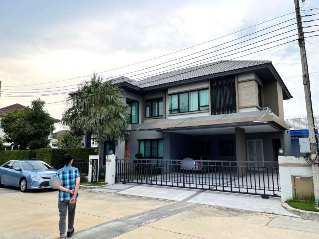 ขาย/ให้เช่า บ้านใหม่ 2 ชั้น Bangkok Boulevard เทพารักษ์–วงแหวน สไตล์โมเดิร์น แอร์ครบ เฟอร์ครบ เข้าอยู่ได้ทันที