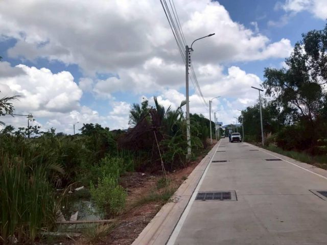 ขายที่ดินซอยคู่สร้างคู่สม 2 ไร่ 3 งาน 99 ตารางวา ติดถนนคอนกรีตสาธารณะ อ.พระสมุทรเจดีย์ จ.สมุทรปราการ 095-879-4465