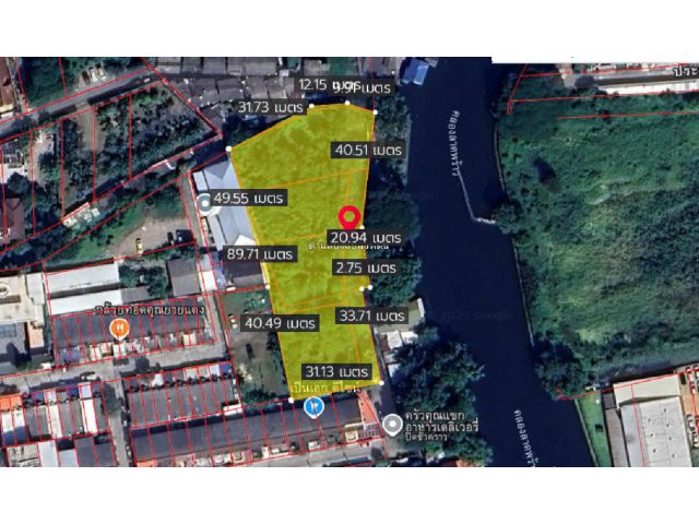 ที่ดินถมแล้ว 2-0-57 ไร่, ลาดพร้าว41, หลังติดคลองลาดพร้าว
