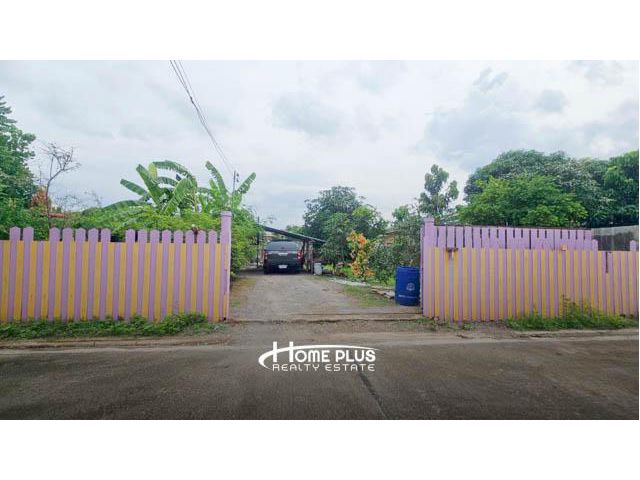 ที่ดินพร้อมบ้านชั้นเดียวตำบลยกกะบัตร อำเภอบ้านแพ้ว สมุทรสาคร เนื้อที่ 120 ตารางวา