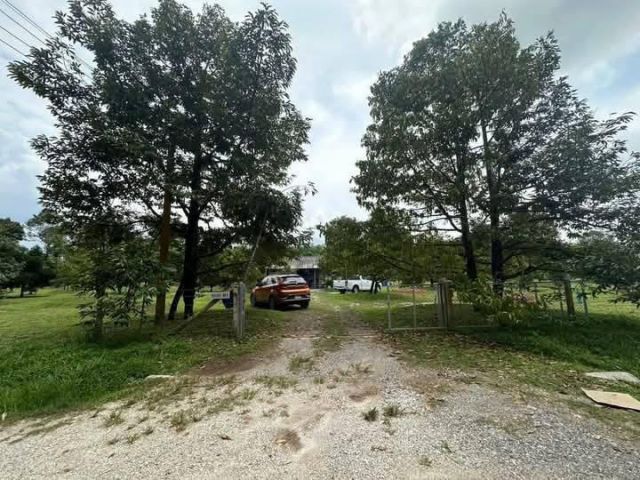 ขายบ้านสวนพร้อมที่ดินสวนทุเรียนติดลำธารวิวเขาต.เพ จ.ระยองเนื้อที่2ไร่3งาน56ตรว