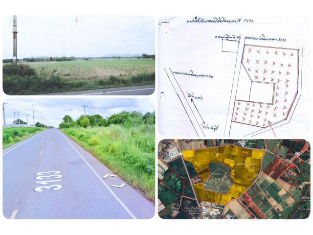 ขายที่ดินแปลงสวย ทำเลดีมาก สร้างธุรกิจได้หลากหลาย พิกัด บ้านบึง ชลบุรี