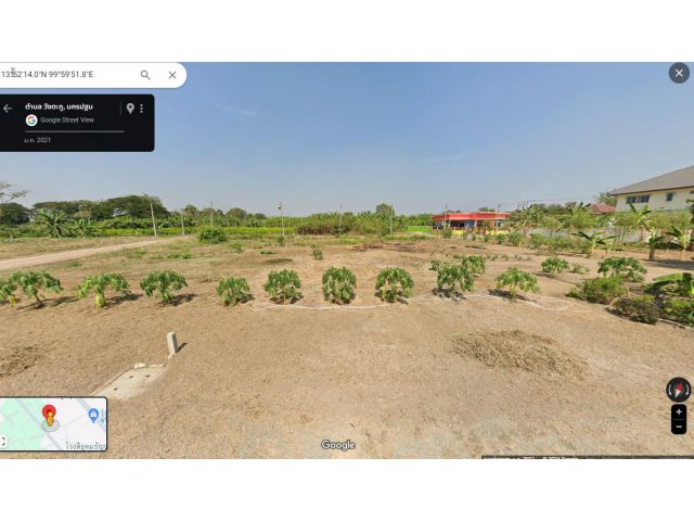 ขายที่ดินเปล่า 111 ตรว.แปลงมุม ติดถนนสาธารณะ2ด้าน บรรยากาศดี ต.วังตะกู อ.เมืองนครปฐม ใกล้ด่านมอเตอร์เวอร์(สาย81