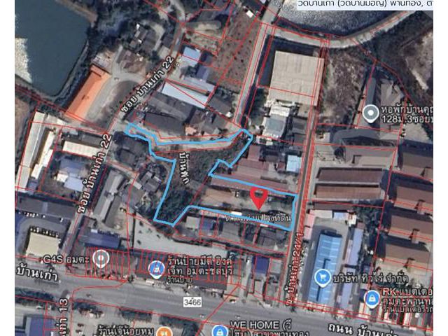 ขายที่ดินพร้อมสิ่งปลูกสร้าง อำเภอพานทอง จังหวัดชลบุรี