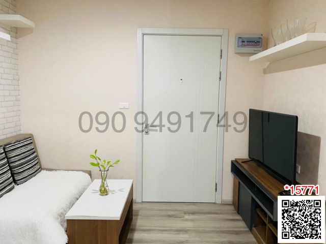 ขาย พร้อมผู้เช่า คอนโด The Excel Bearing สุขุมวิท 105 ขนาด 1 ห้องนอน ชั้น 4 ใกล้ BTS แบริ่ง เพียง 550 ม.