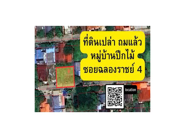 ขายที่ดินถมแล้ว 90 ตร.ว. หมู่บ้านปีกไม้ บางใหญ่