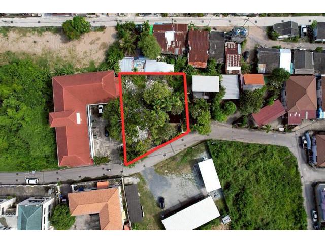 ขายที่ดินพัทยากลาง | ใกล้ถนนสายสุขุมวิท กว้าง 194 ม. บางละมุง  ชล