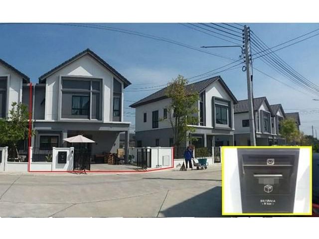 ขายบ้านแฝดมือสองบางปะกง   โครงการบริทาเนีย บางนา กม.39 ฉะเชิงเทรา