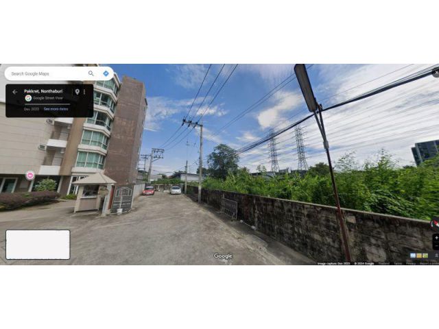 ที่ดินแจ้งวัฒนะ-ปากเกร็ด ใกล้เมืองทองธานี เหมาะทำอพาร์ทเม้นท์