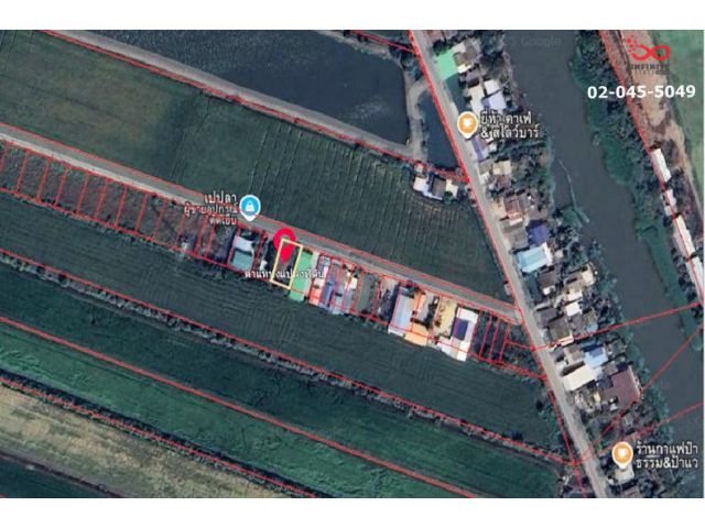 ขายที่ดิน 96ตร.วา ถนนเทพราช-ลาดกระบัง ใกล้ ABAC มอร์เตอร์เวย์