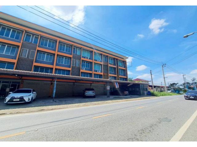 ขายอาคารพาณิชย์ และที่ดินเปล่า ติดถนนบ้านกล้วย-ไทรน้อย ใกล้ตลาดน้ำไทรน้อย นนทบุรี