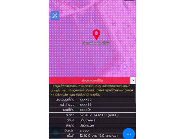 ขายที่ดินมาบยางพรปลวกแดงระยอง  12 ไร่