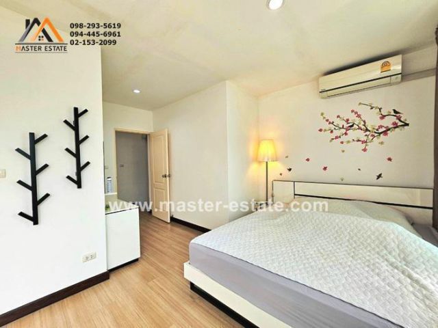 ม.คัฟเวอร์ by เนอวานา อ่อนนุช 65 ทาวน์โฮม 2 ชั้น สไตล์โมเดิร์น แต่งโทนขาว-ครีม หน้ากว้าง 5 M. มี 4 นอน พร้อมเฟอร์ฯ SB + MODERNFORM พร้อมอยู่