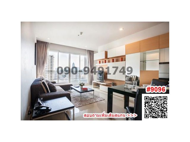 เช่า คอนโด เซอร์เคิล เพชรบุรี ห้องใหญ่ เฟอร์นิเจอร์ครบ ใกล้เดอะพลาซ่า 760 เมตร