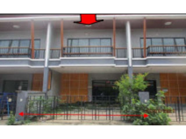 ขายทาวน์เฮ้ามือสอง 2 ชั้น หนองบอนแดง บานบึง ชลบุรี เนื้อที่ 0-0-20 ไร่